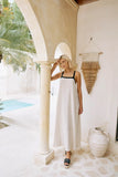 Maris Splice Tank Maxi - Tusk & Black