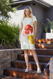 Paola Shift Dress - Poppy Print