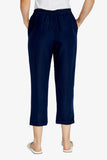Karli Relaxed Tapered Pant - Black & Navy