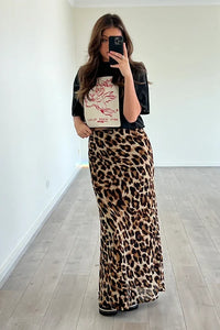 Zali Skirt - Leopard