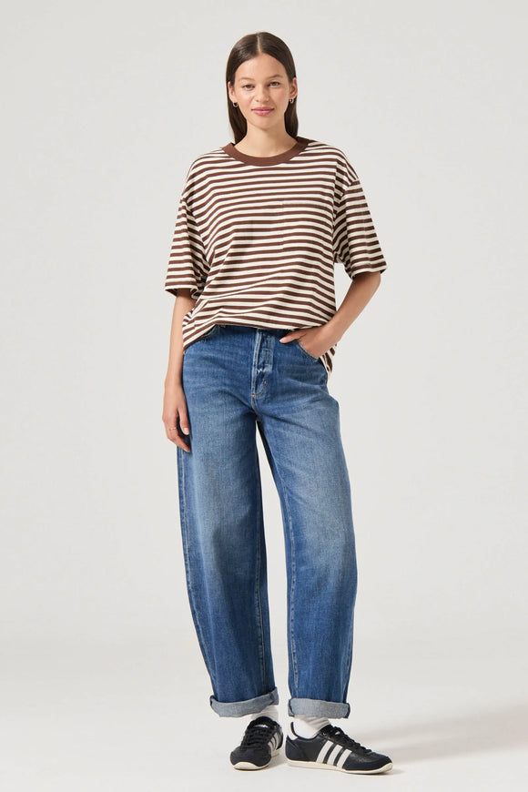 GiGi Paris Barrel Texas Turn Up Jean