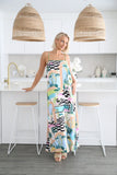 Pillarade Strap Maxi Dress