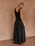 Harris Ruched Dress - Black