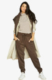 Stripe Skivvy - Vanilla/Hazel