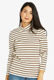Stripe Skivvy - Vanilla/Hazel