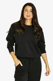 Lounge Top - Black & Cocoa