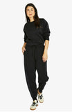 Lounge Top - Black & Cocoa