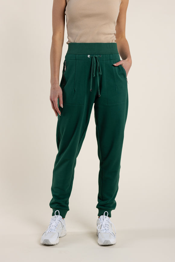 College Track Pant in Forest