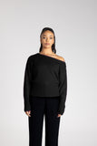 Off Shoulder Fluffy Knit - More colours