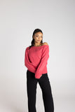 Off Shoulder Fluffy Knit - More colours