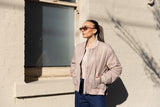 Bomber Jacket - Black & Pebble