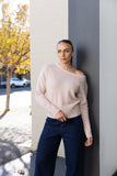 Off Shoulder Fluffy Knit - More colours