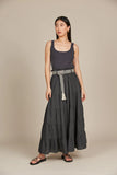 Amelie Maxi Skirt - Graphite