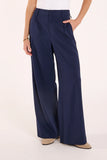 Andie Pant - Navy Cream Stripe