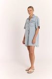 Arlo Shirt Dress - Summer Blue