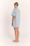 Arlo Shirt Dress - Summer Blue