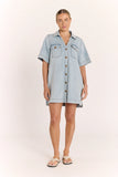 Arlo Shirt Dress - Summer Blue