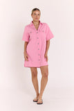 Arlo Shirt Dress - Pink