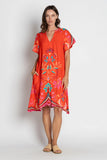 Bahia Dress - Geranium