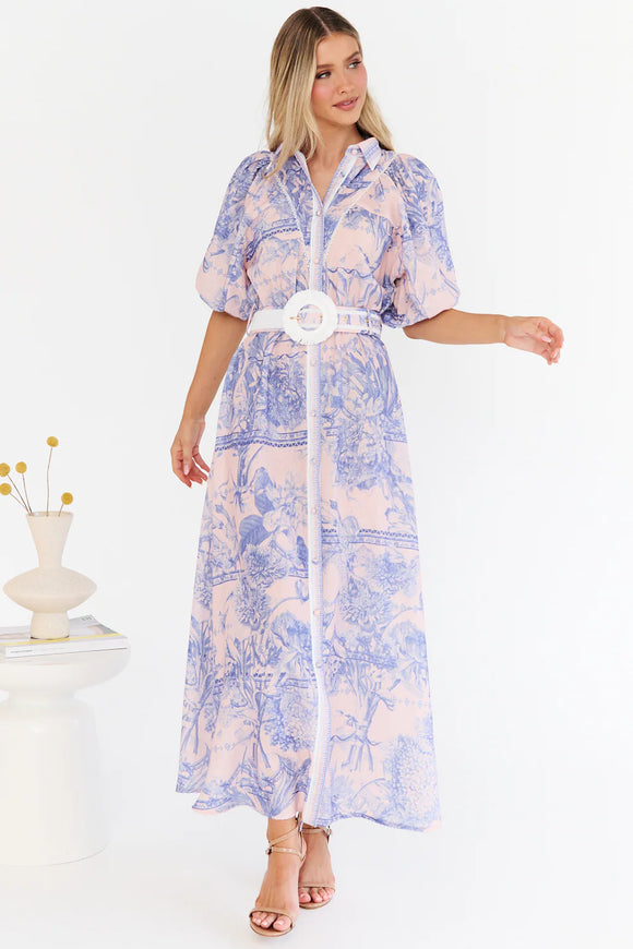 Bliss Doll Maxi - Blue/Pink