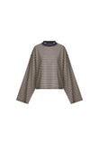 Bloom Long Sleeve - Beige Stripe
