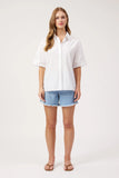 Larissa Broderie Shirt - White