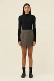 Cassidy Skirt - Taupe & Charcoal