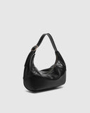 Cleo Shoulder Bag- Black & Chocolate