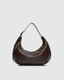 Cleo Shoulder Bag- Black & Chocolate