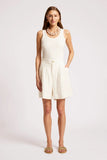 Cove Short - White & Indigo