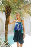 Cove Short - White & Indigo