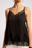 Drift Lace Tank - Black & White
