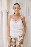 Drift Lace Tank - Black & White