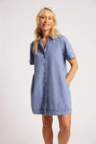 Dusk Denim Shirtdress - Denim