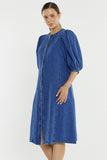 Elijah Midi Dress - Denim