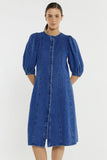 Elijah Midi Dress - Denim