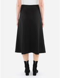 Ponte A-Line Skirt - Black