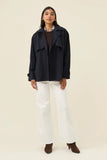 Farida Cropped Trench - more colours
