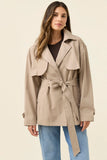 Farida Cropped Trench - more colours