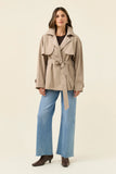 Farida Cropped Trench - more colours