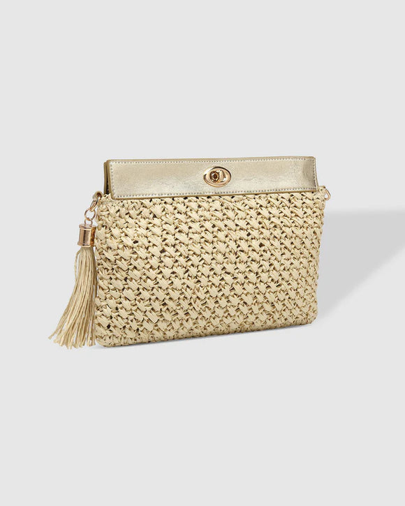 Fern Raffia Clutch - more colours