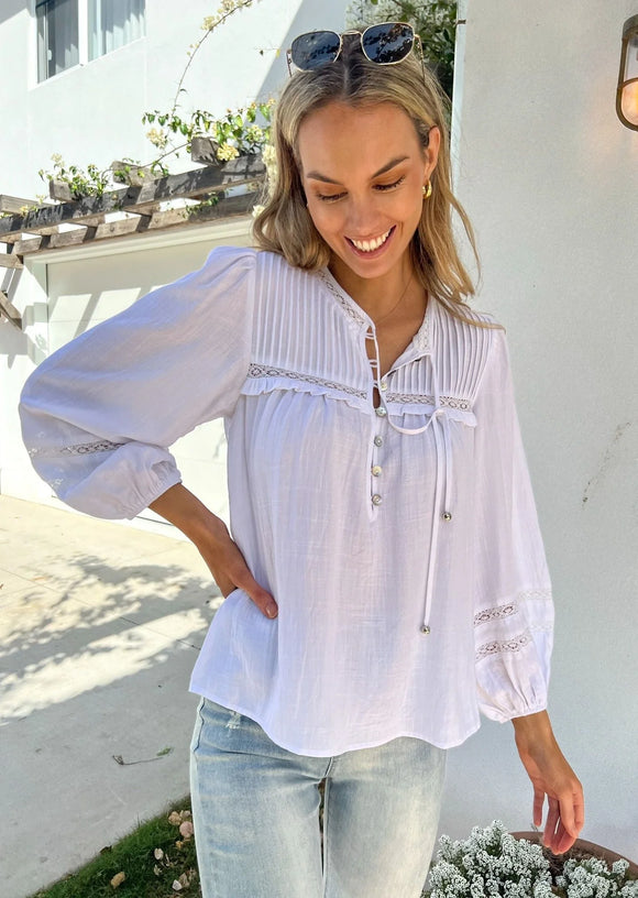 Florence Top - White