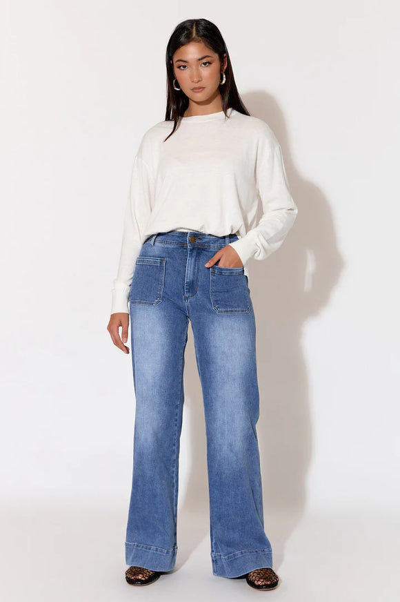 Francesca Patch Pocket Jean