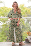 Geo Elle Pants - Green