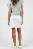 Gigi Skirt - Stone & White