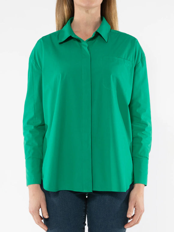Poplin Shirt - Emerald