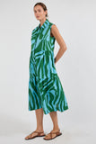 Zephyr Dress - Sea & Melon