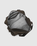 Jenn Nylon Travel Bag - Black & Chocolate