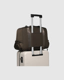 Jenn Nylon Travel Bag - Black & Chocolate