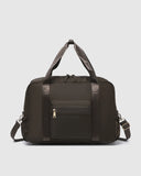 Jenn Nylon Travel Bag - Black & Chocolate